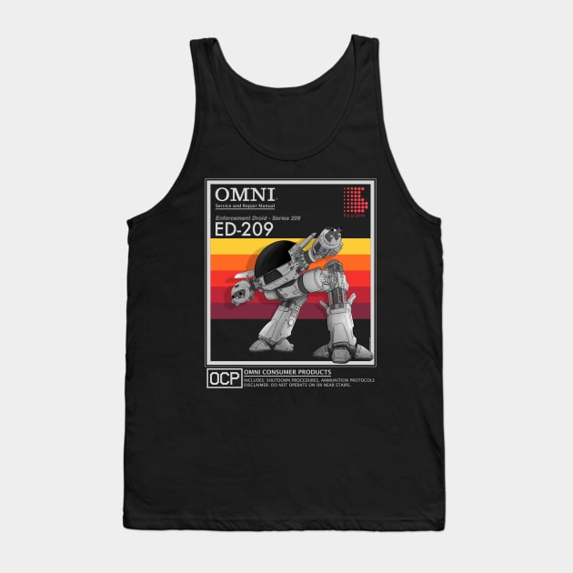 ED-209 Service and Repair Manual Tank Top by Justanos